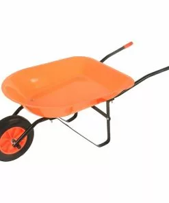 Best Pirce 🥰 Various Brands High Vis Orange Kids Wheelbarrow - KWBO - Carts & Wheelbarrows 🎉