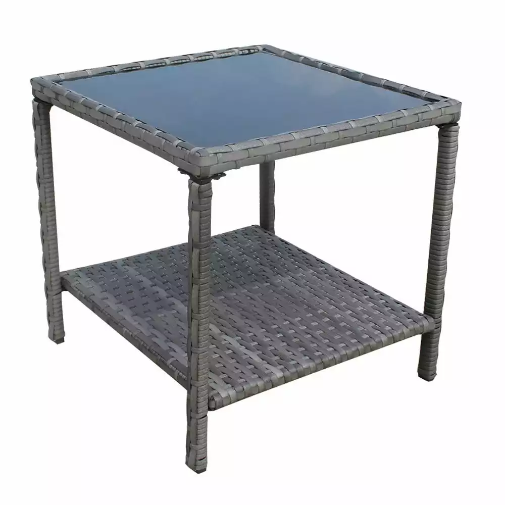 Deals π Maple Ridge All-Weather Wicker Side Table - SW-RK981T - Patio Sets & Furniture π₯ - Image 3