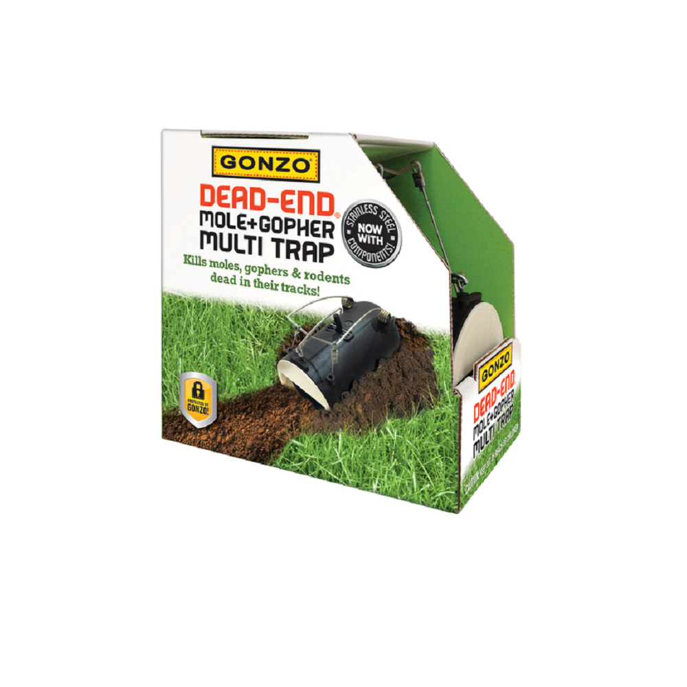 Best Sale ⌛ Gonzo Dead-End Mole & Gopher Trap - 5001 - Baits & Traps ⭐