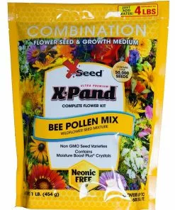 Flash Sale ✔️ X-Seed X-Pand Bee Pollen Wildflower Kit - 440AS0088UC - Fertilizers & Plant Food ✔️