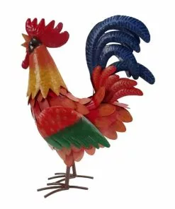 Top 10 💯 RK Brand Alpine Crimson Metal Rooster Décor - LAZ282HH - Garden Accessories 🧨