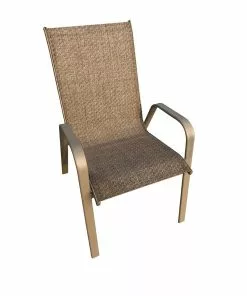 Best reviews of π₯° Maple Ridge Stackable Steel Sling Chair - SW-RK917W - Patio Sets & Furniture π