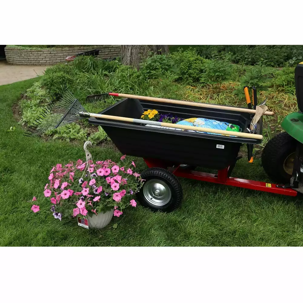 Flash Sale π Precision Push and Pull Poly Cart 12 Cubic Feet - LCP1000 - Carts & Wheelbarrows π - Image 13