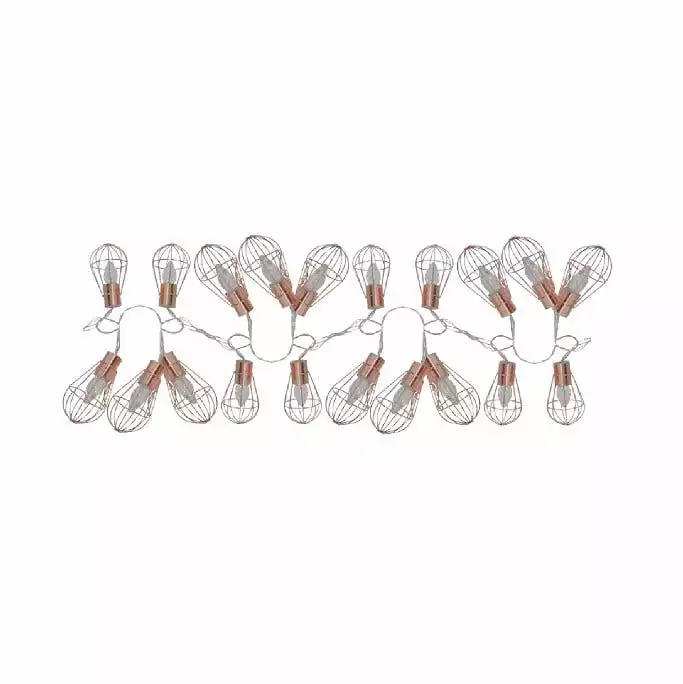 Outlet βοΈ Alpine Gold Metal Hanging String Light Bulbs - COR128HH-20 - Lighting, Torches & Firepits π₯°