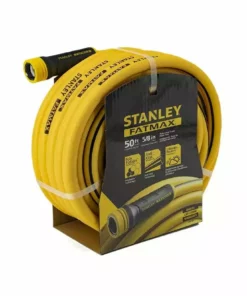 Cheapest ✨ Stanley Fatmax Professional Grade Water Hose, 50' x 5/8", 500 PSI, Yellow - BDS6650 - Hoses & Hose Reels 🔥