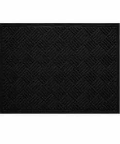Budget π Multy Home 3' x 4' Contoured Black Indoor/Outdoor Rectangular Door Mat - MT1005253US - Rugs π₯°