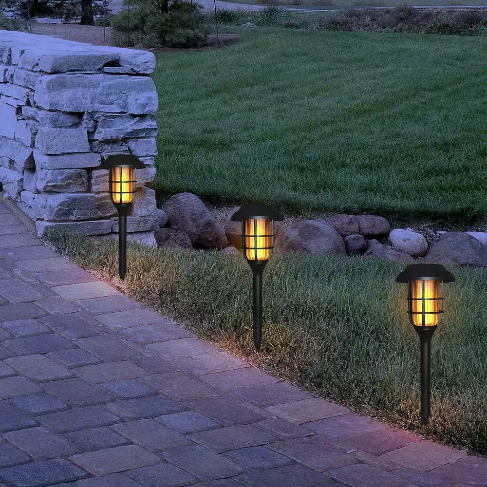 Brand new π Alpine Solar Mini Torch Pathway Light - QMC248SLR - Garden Accessories βοΈ - Image 2