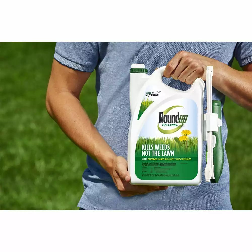 Best Sale π Roundup For Lawns 1 (Northern) with Extended Wand, 1.33 Gallon - 4385010 - Herbicides π - Image 4