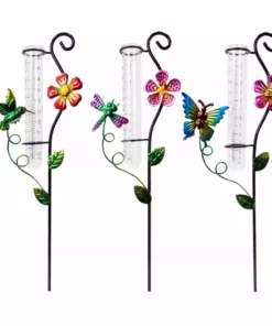 Best Pirce 🔥 RK Brand Alpine 14" Tall Garden Friends Rain Gauge Pot Sticker Stake - LJJ1234ABB - Garden Accessories 👍