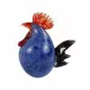 Best deal 🥰 RK Brand Alpine Blue Handmade Glass Rooster - HTO146HH-BL - Garden Accessories 🔔