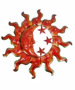 Best reviews of ⌛ Alpine Burning Moon Wall Décor with Color - Changing LED Lights - JUM436HH-CC - Garden Accessories 🎉