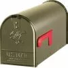 Discount 🔥 Gibralter Solar Group T1 Steel Bronze Rural Mailbox - E1100BZ0 - Mailboxes & Signs 👏