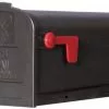 New 🎁 Gibralter Solar Group Deluxe Black Plastic Rural Mailbox PL10B0201 - Mailboxes & Signs 🎁