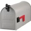Promo 🔔 Gibralter Solar Group T1 Steel Gray Rural Mailbox - ST100000 - Mailboxes & Signs 🎉