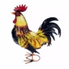 Brand new 👏 RK Brand Alpine Black and Yellow Metal Rooster Statue - HEH420 - Garden Accessories ✨