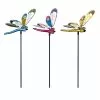 Flash Sale 🛒 Alpine Colorful Spring Dragonfly Stake - LJJ1106ABB - Garden Accessories 🤩