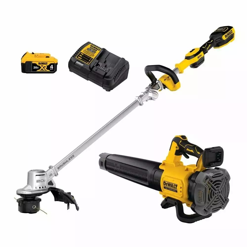 Discount ๐ DeWalt 20V MAX* XRยฎ Brushless 14" Cordless Folding String Trimmer and Handheld Blower Combo Kit - DCKO222M1 - String Trimmers โ๏ธ