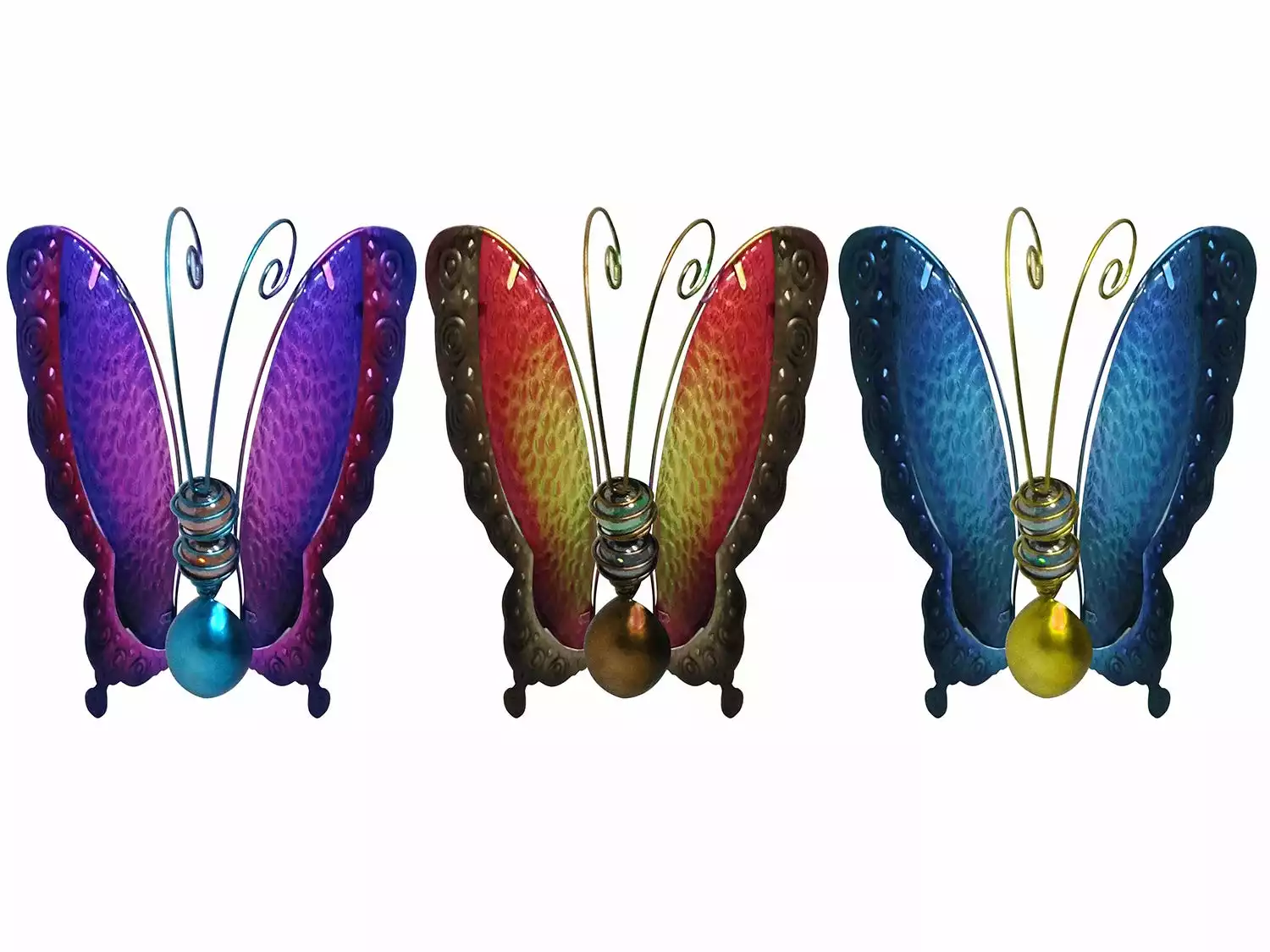 Brand new π Alpine Assorted Solar Butterfly Decor LJJ408ABB - Garden Accessories β