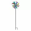 Flash Sale 👍 Alpine Multi-Color Metal Windmill Stake - BVF206 - Garden Accessories 😍