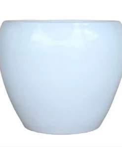 Outlet 🎉 Various Brands Bell-Shaped Planter, White, Medium - GC0425BWM - Planters ✔️