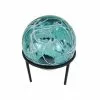 Brand new 😀 Alpine Solar Blue Glass Ball with LED Lights & Metal Stand - HTO176A-SLR-BL - Lighting, Torches & Firepits 🤩