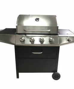 Wholesale 🛒 217 Grilling Company 217 Grilling Co. 4 Burner Gas Grill with Side Burner - GR2296601-GY - Charcoal Grill ⭐