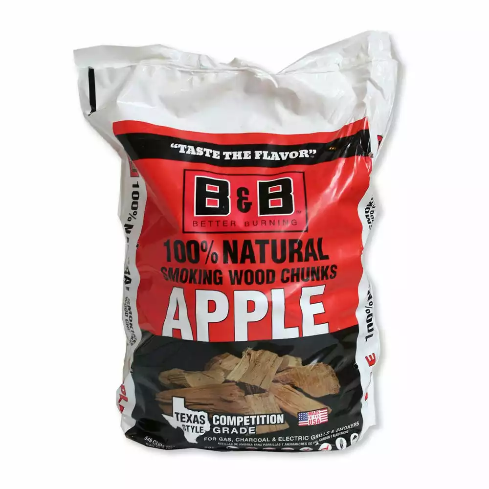 Hot Sale π B&B Charcoal Apple Smoking Wood Chunks, 549 Cu. In. - C00141-B - Flavorers & Seasonings π