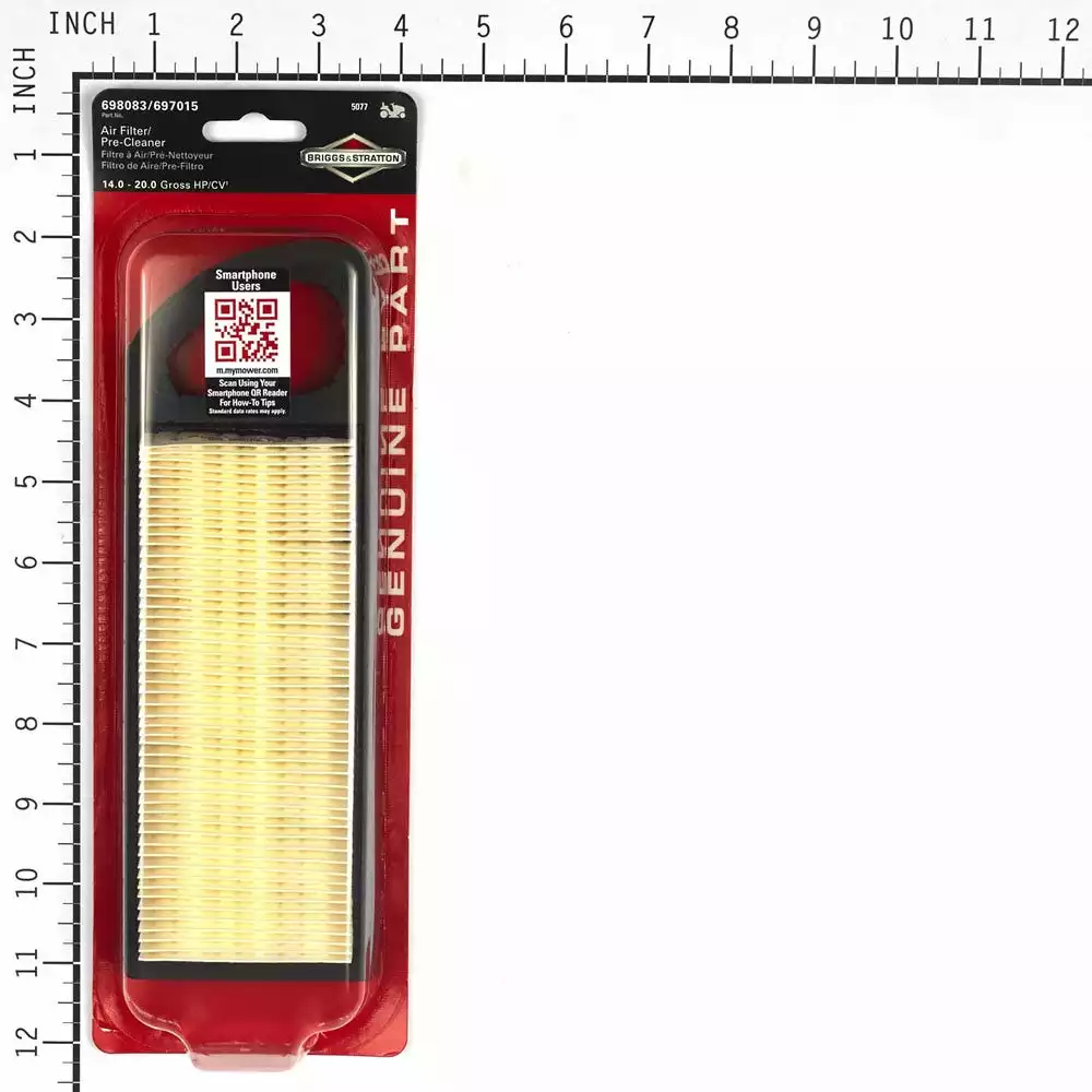 Hot Sale β Briggs & Stratton Briggs and Stratton Air Filter/Precleaner for 14-17 HP Intek Vertical Engines 5077K - Small Engines & Accessories π - Image 2