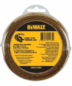 Best deal 🔥 DeWalt 0.080" x 50' Trimmer Line - DWO1DT801 - Lawn Mowers & Lawn Care ⭐