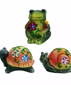 Cheapest 🔥 Alpine Smiling Green Backyard Animal Statue -Assorted WQA1390ABB - Garden Accessories 😉