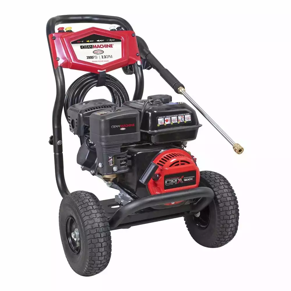 Best Pirce π Simpson Clean Machine 2800 PSI at 2.3 GPM CRX 163cc Cold Water Residential Gas Pressure Washer - 61135 - Power Washers π