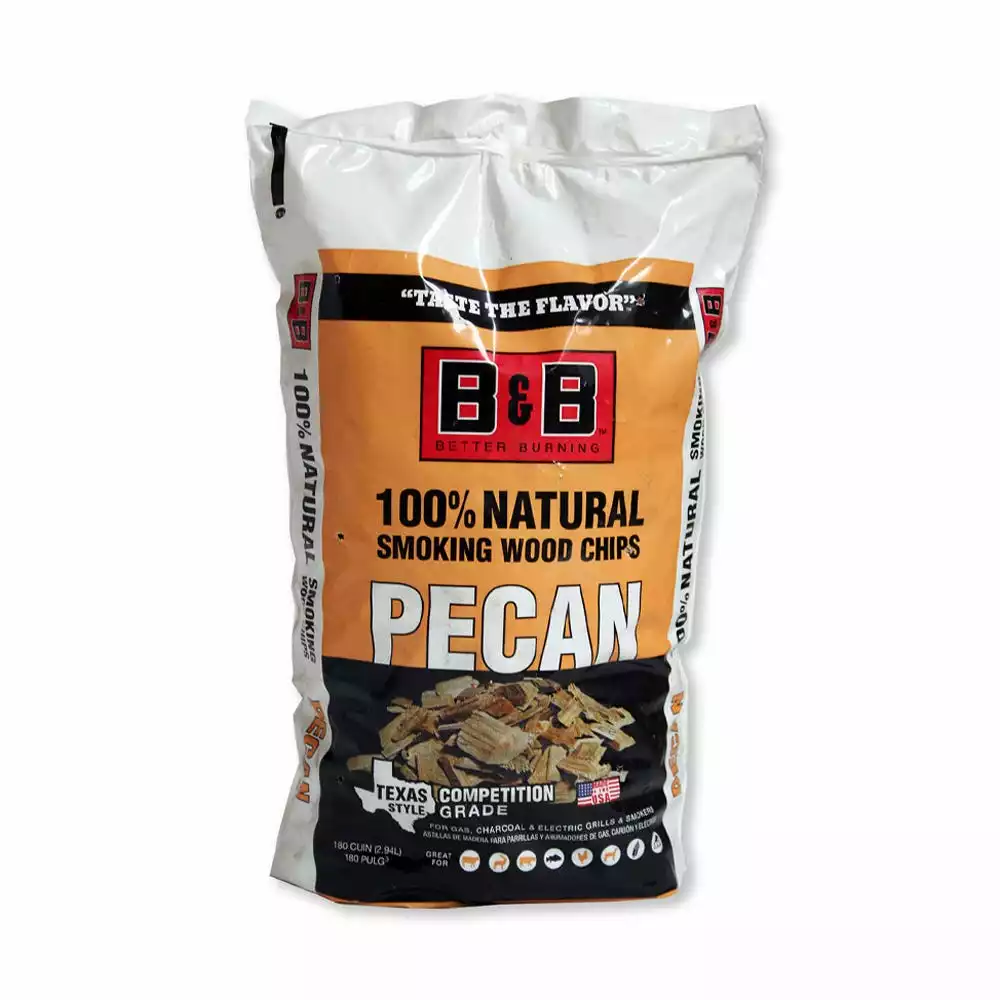 Cheap π B&B Charcoal Pecan Smoking Wood Chips, 180 Cu. In. - C00123-T - Flavorers & Seasonings β€οΈ