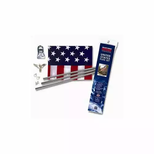 Best deal π Valley Forge All American Series 3 piece American Flag Pole Kit - AA US1 1 - Flags & Flag Poles π - Image 2