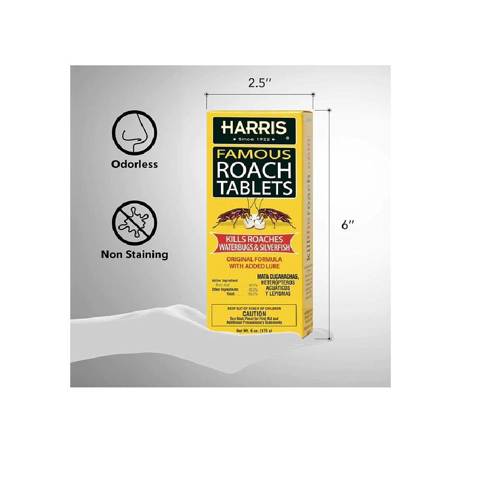 Hot Sale π€© PF Harris Famous Roach Tablets, 6oz - HRT-6 - Bug Candles & Zappers π - Image 2