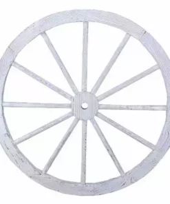 Best deal 🎁 Maple Ridge 31" White Wash Wagon Wheel - WAGW31WTE - Garden Statues & Lawn Ornaments 😉