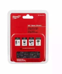 New π Milwaukee 16" Saw Chain Replacement for 2727-20 Chainsaw - 49-16-2715 - Chainsaws βοΈ