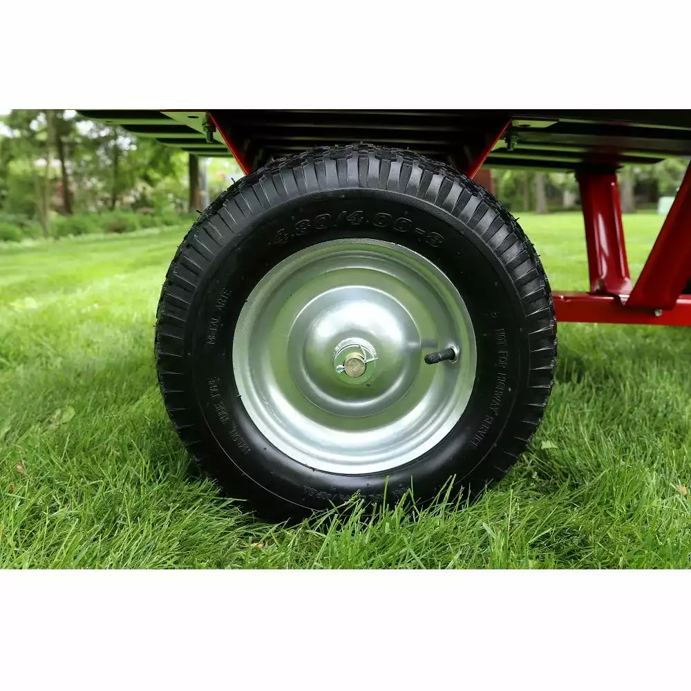 Flash Sale π Precision Push and Pull Poly Cart 12 Cubic Feet - LCP1000 - Carts & Wheelbarrows π - Image 11