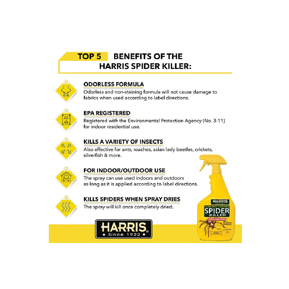 Best Pirce π€© PF Harris Spider Killer, 32oz - HSK-24 - Bug Candles & Zappers π₯ - Image 3