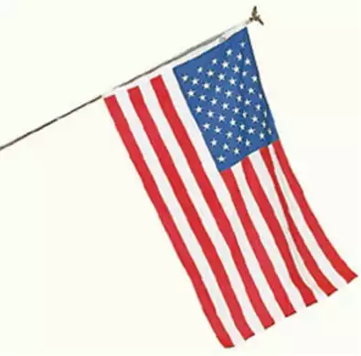 Deals π Valley Forge 3' x 5' Polycotton United States Flag - USS 1 - Flags & Flag Poles β¨ - Image 2