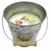 Outlet 😉 Ambia Acid Wash Citronella Bucket With Wood Handle, 12oz - AY71-33006 - Bug Candles & Zappers 🤩