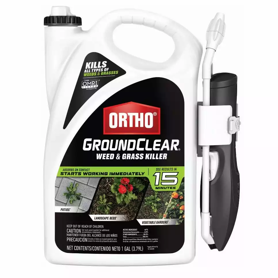 Hot Sale 🧨 Ortho® GroundClear® Weed & Grass Killer, 1 Gal - 4613264 - Weed & Plant Control 👍