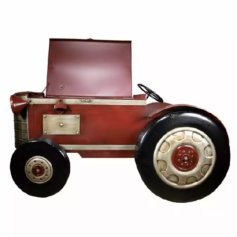 Flash Sale π RK Brand Alpine Solar Red Tractor DΓ©cor with Warm White LED Lights - YHL406SLR - Lighting, Torches & Firepits π - Image 2