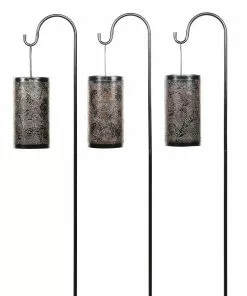 Buy π Alpine Solar Bronze Laser Cut Lantern - SLL2122A - Garden Accessories π