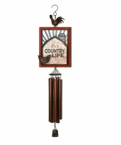 Coupon ✔️ RK Brand Alpine It's A Country Life Hen & Rooster Wind Chimes - LJJ1426HH 😀