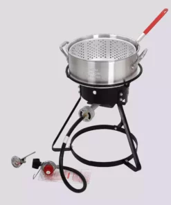 Promo 🛒 Various Brands Classic Aluminum Fish Fryer, 10qt - 2A-CM144 - Fish Fryers 😀