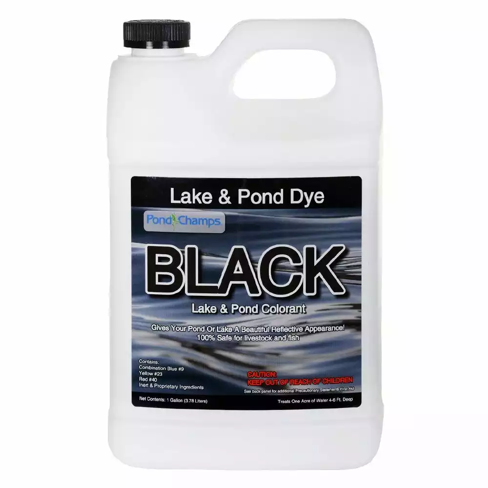 Best Sale π Pond Champs Black Lake & Pond Dye, 1 Gallon - 00411 - Lake Dyes π€©