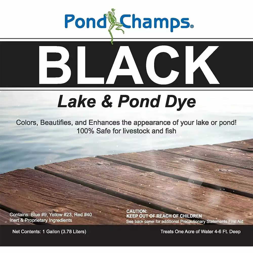 Best Sale π Pond Champs Black Lake & Pond Dye, 1 Gallon - 00411 - Lake Dyes π€© - Image 2