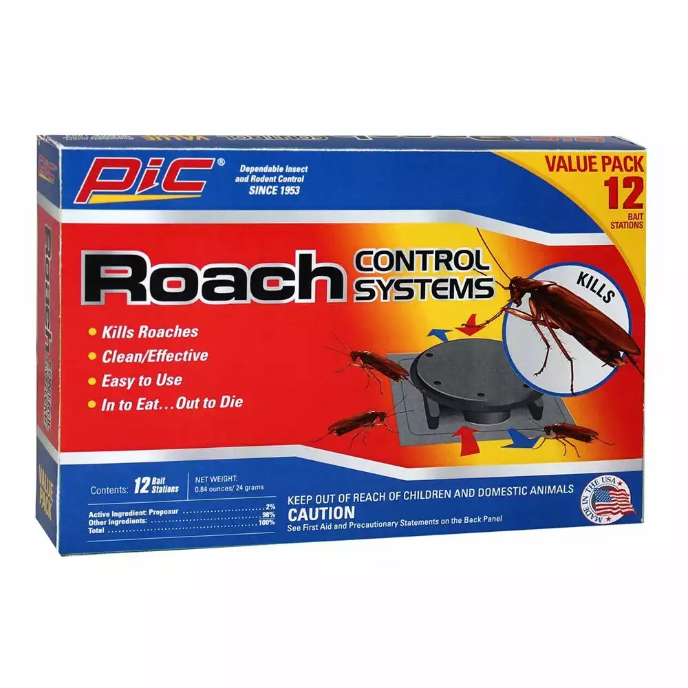 Budget π₯° Pic Value Roach Control System 12 Pack - RCS - Baits & Traps π