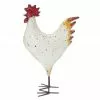 Flash Sale 😉 RK Brand Alpine White Metal Standing Hen Décor - KOC264HH - Garden Accessories 🌟