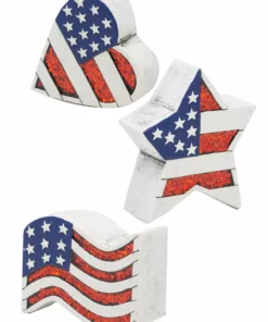 Discount ✨ Alpine Assorted Patriotic Garden Stones WGG376ABB - Garden Accessories ⭐